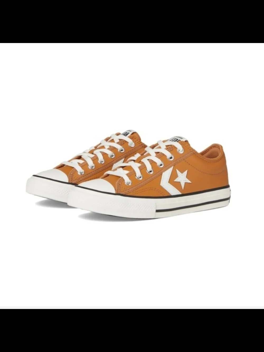Converse Kids' Brown Leather Star Low-Top Sneakers
